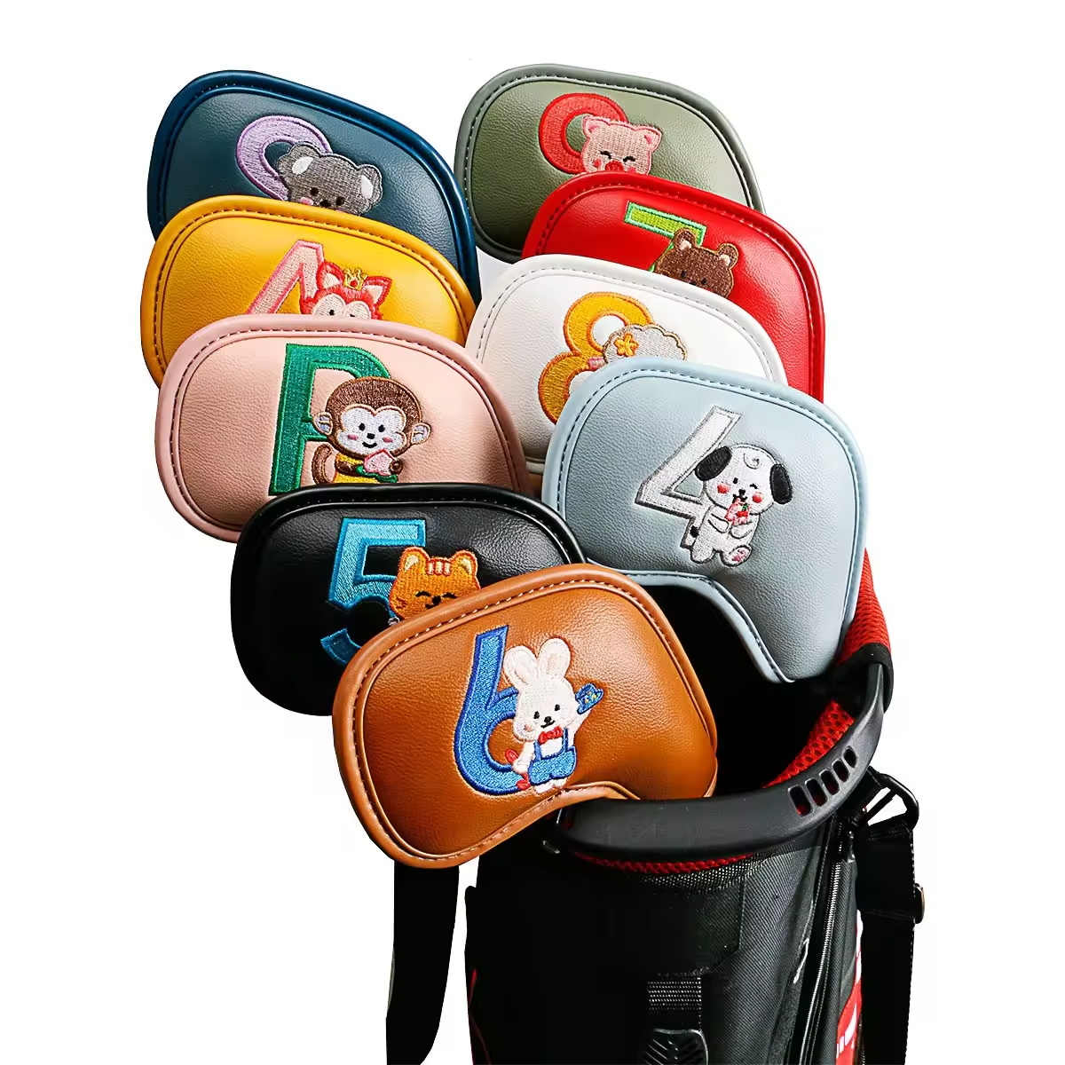 9Pcs Cute Cartoon Animal Golf  – Women Accessories To Gift recenzja i cena