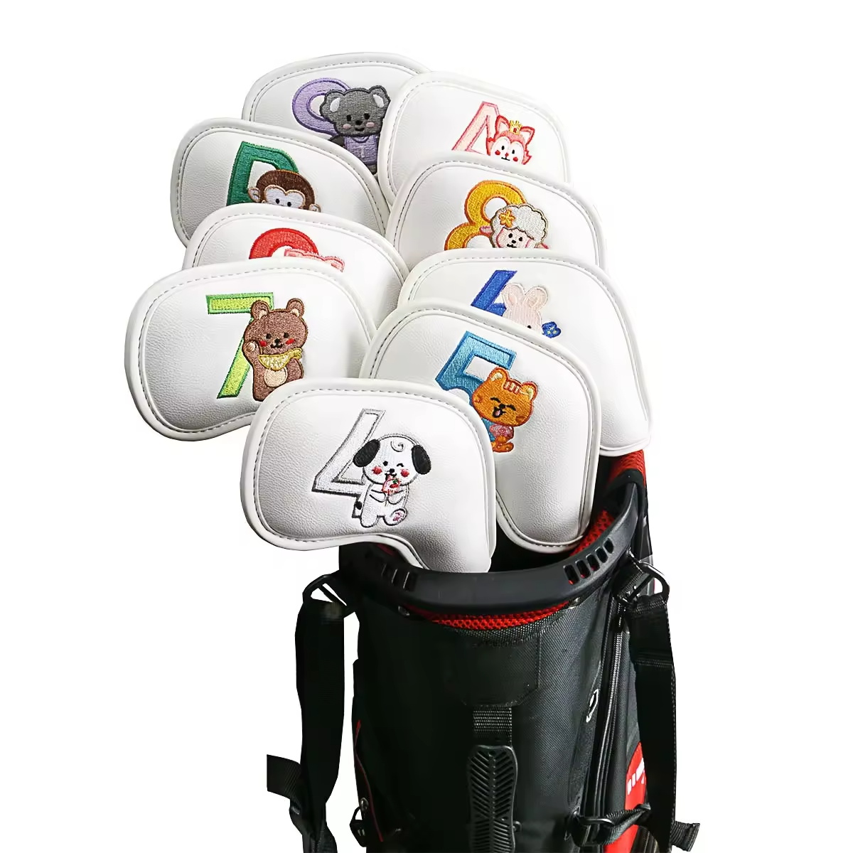 9Pcs Cute Cartoon Animal Golf  – Women Accessories To Gift recenzja i cena