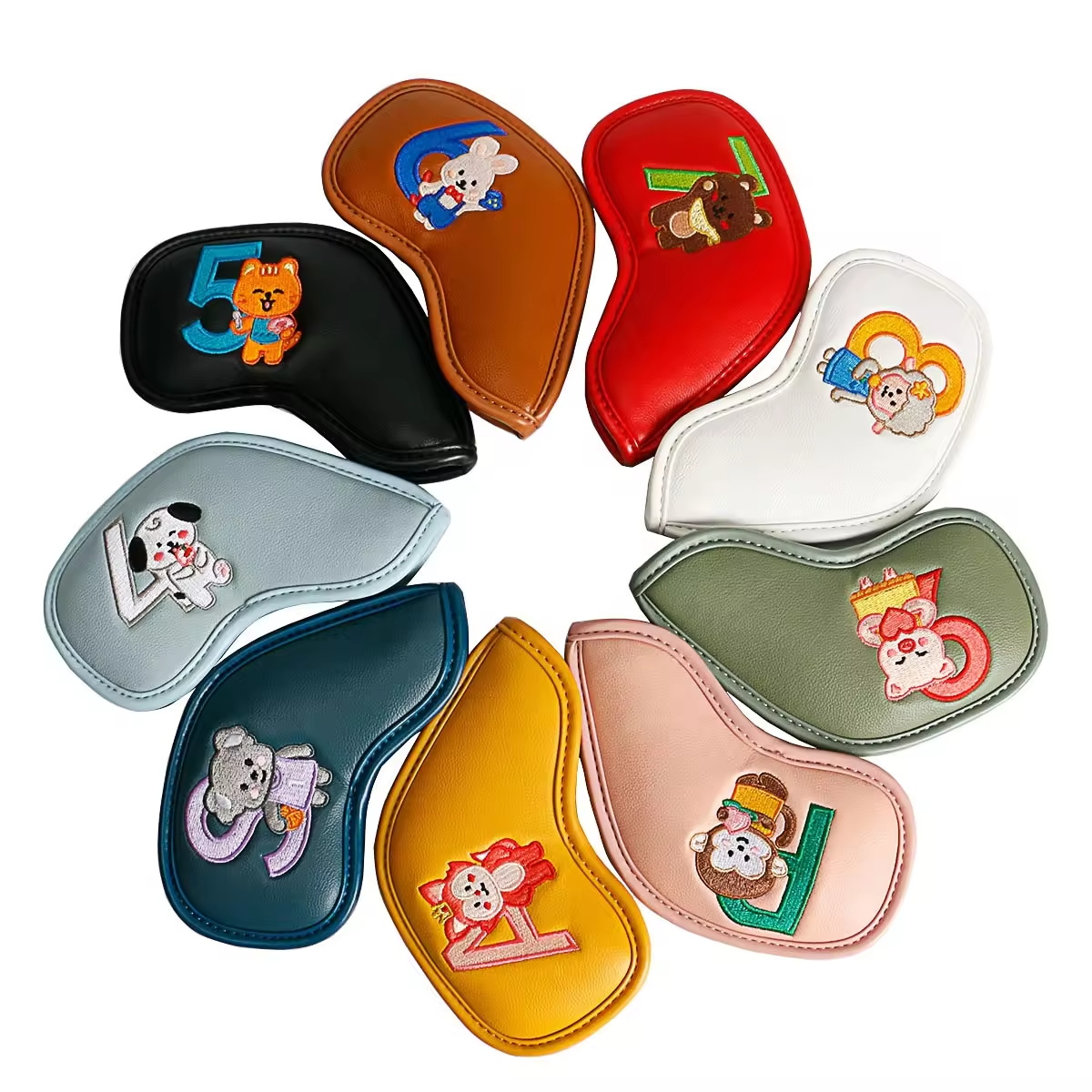 9Pcs Cute Cartoon Animal Golf  – Women Accessories To Gift recenzja i cena