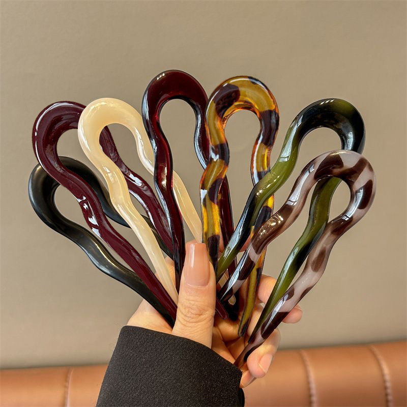 Elegant Acrylic U-shaped Hairp – Women'S Accessories H&M recenzja i cena