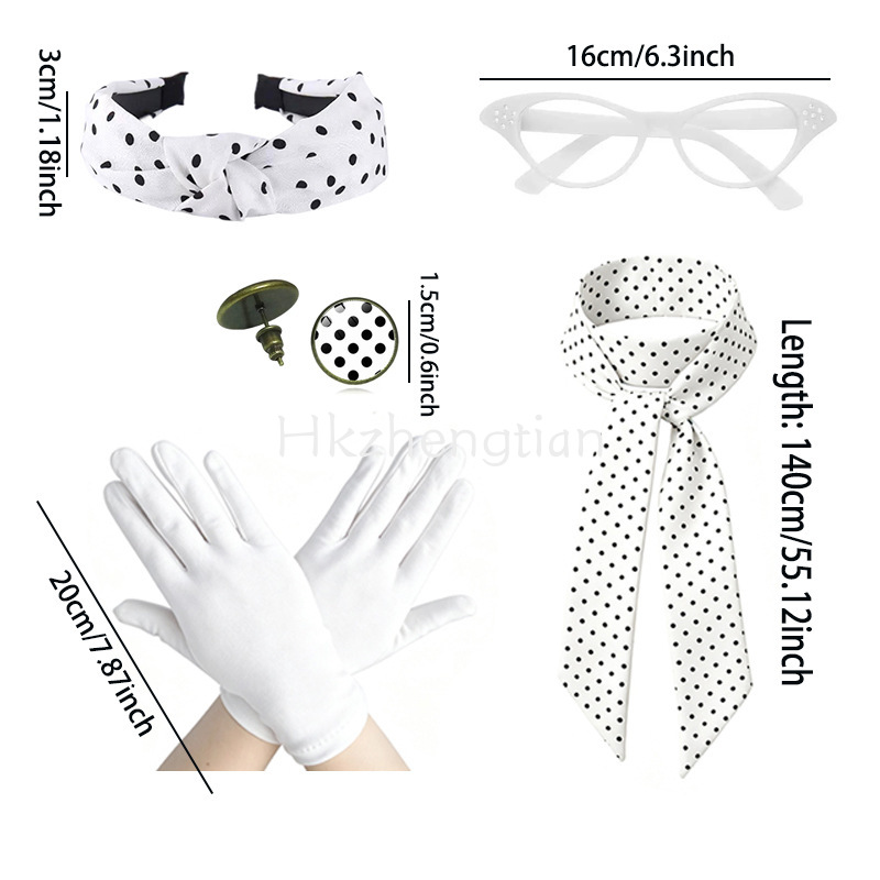 1950s Retro Polka Dot Accessor – Women'S Accessories In The 1950S recenzja i cena