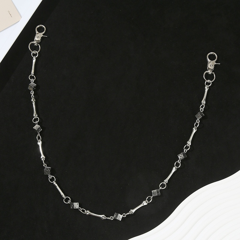 Punk Rock Hip-hop Unisex Dog B – Women'S Jeans Accessories Chain recenzja i cena