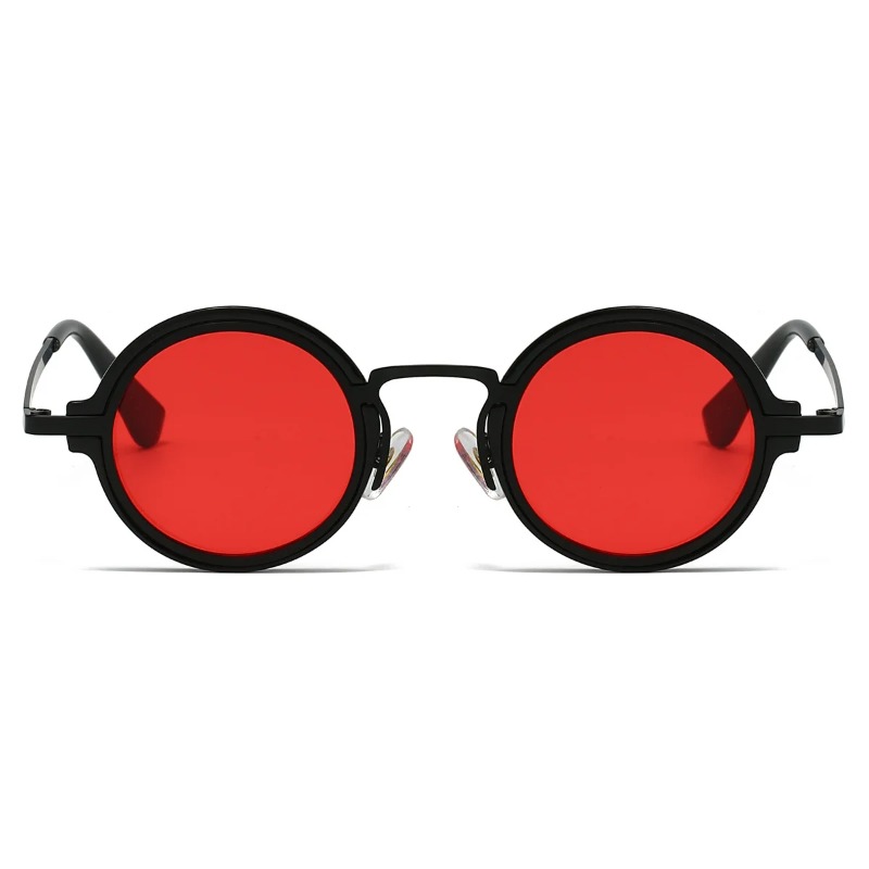 New Retro Metal Round Frame Su – Women Accessories Trendy recenzja i cena