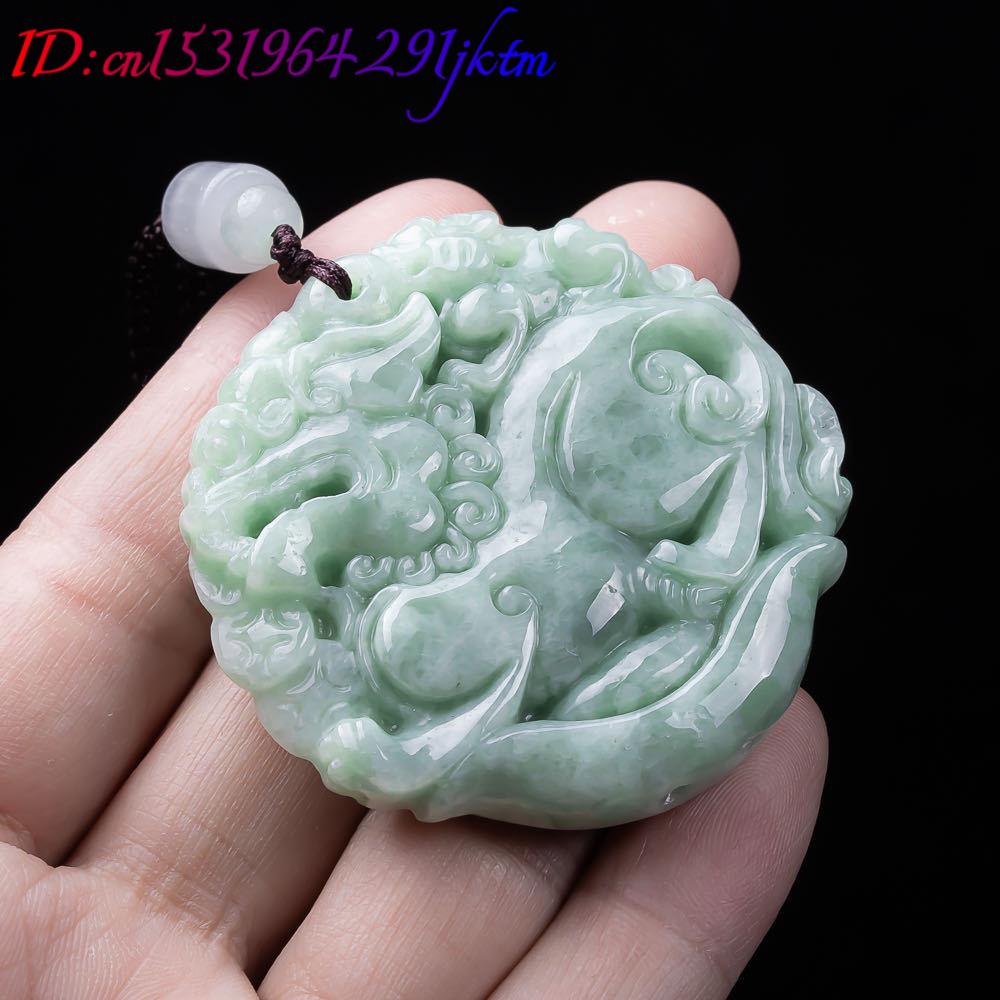 Natural Myanmar Jadeite Pixiu  – Women Accessories To Gift recenzja i cena