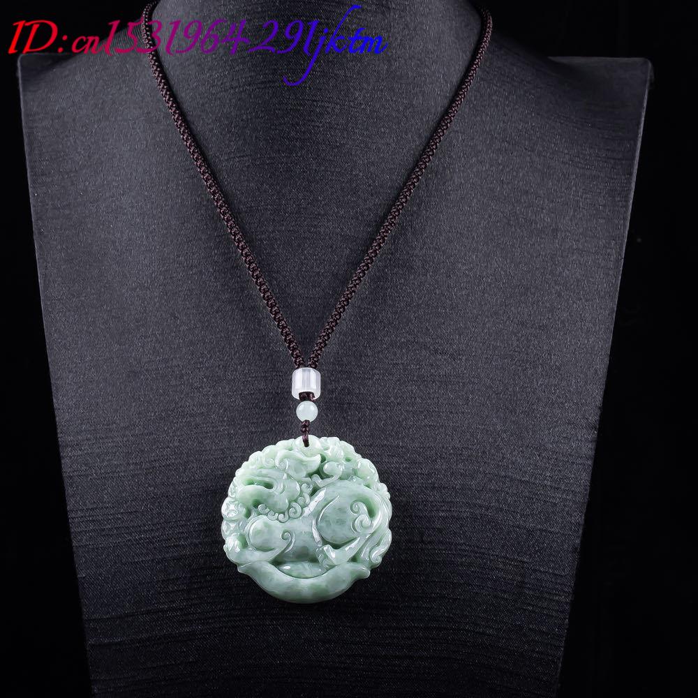 Natural Myanmar Jadeite Pixiu  – Women Accessories To Gift recenzja i cena