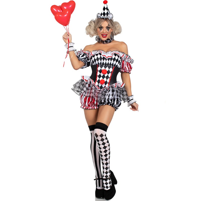 Women Clown Cosplay Costume Ci – Women'S Vacation Accessories recenzja i cena