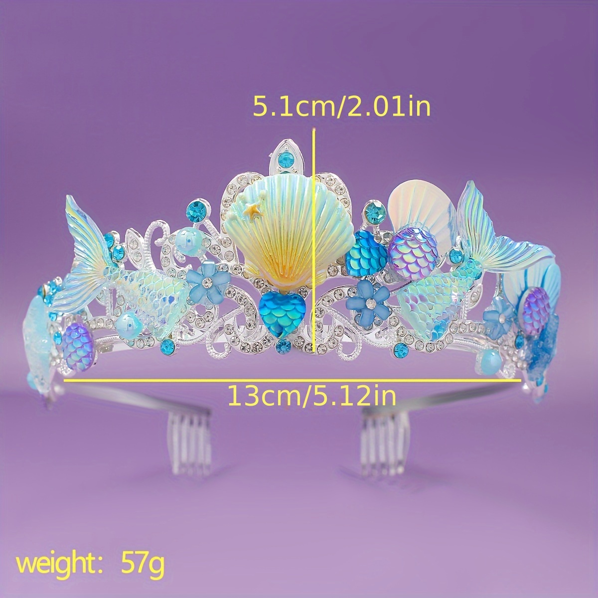 2025 New Mermaid Hair Comb Cro – Women Accessories To Gift recenzja i cena